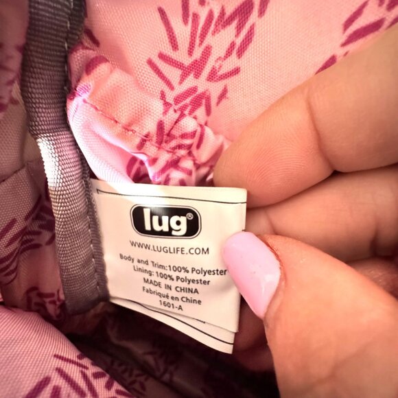 LUG Switch Floral Plaid Crossbody Bag Convertible Strap RFID Travel - Picture 9 of 9